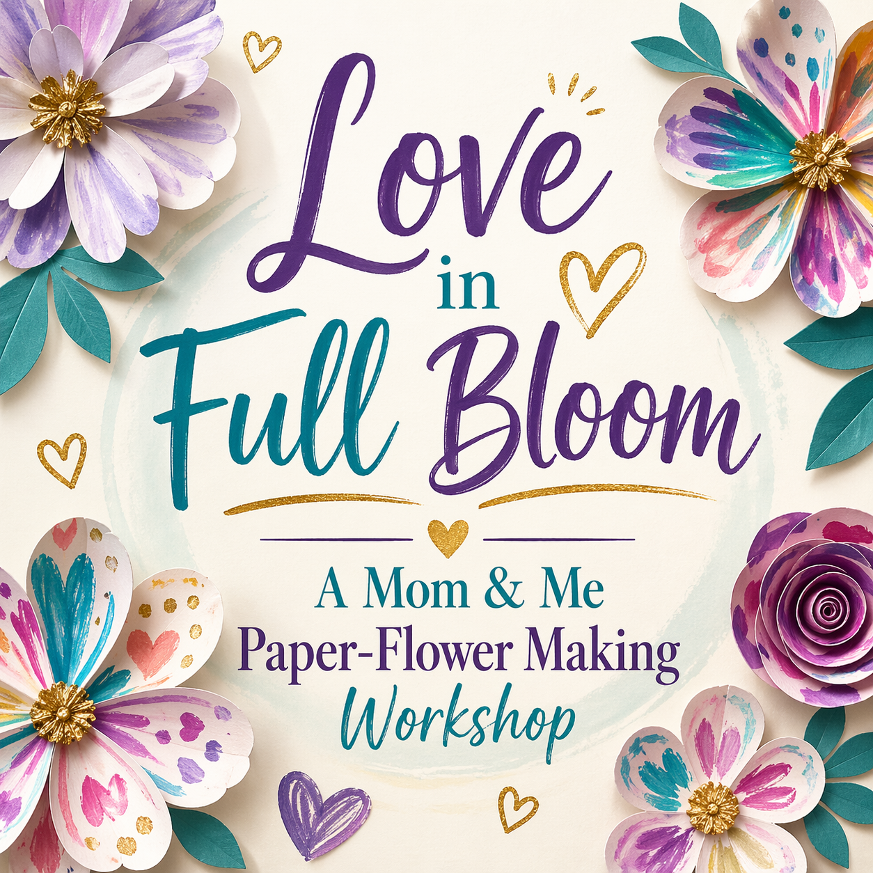 Love in Full Bloom: A 'Mom & Me' Paper-Flower Making Workshop