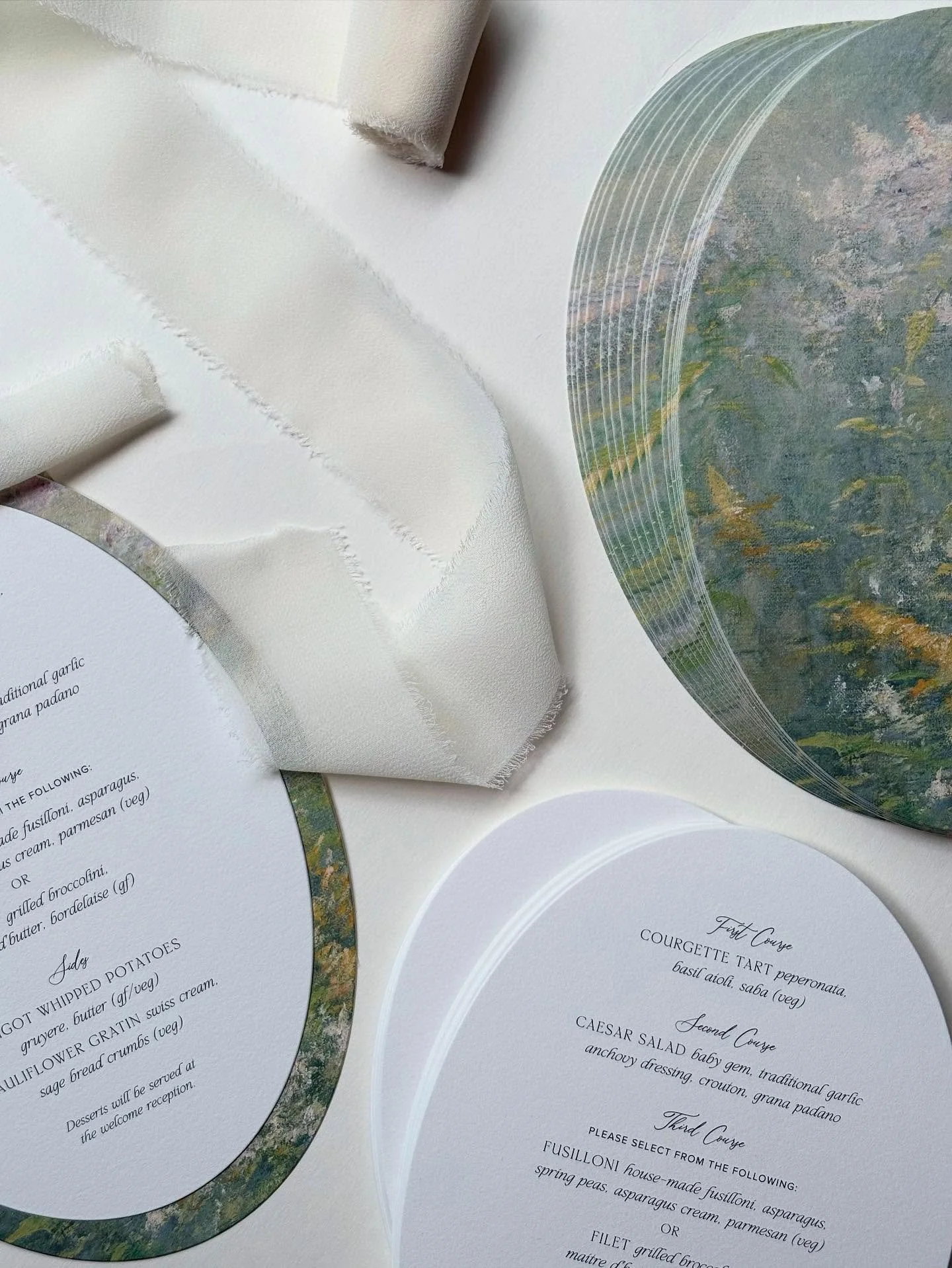 Loved getting to create these menus for Emerson &amp; Kaden&rsquo;s rehearsal dinner! They&rsquo;re classic with a little personality, and the sweetest finishing touch to such a special evening.