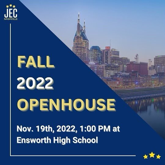 We hope to see you at our fall open house coming up soon on November 19th at Ensworth High School. Everyone&rsquo;s welcome! 

Update: THE EVENT IS NOW VIRTUAL. Sorry for the inconvenience. We still hope to have a great and informative open house. Ho