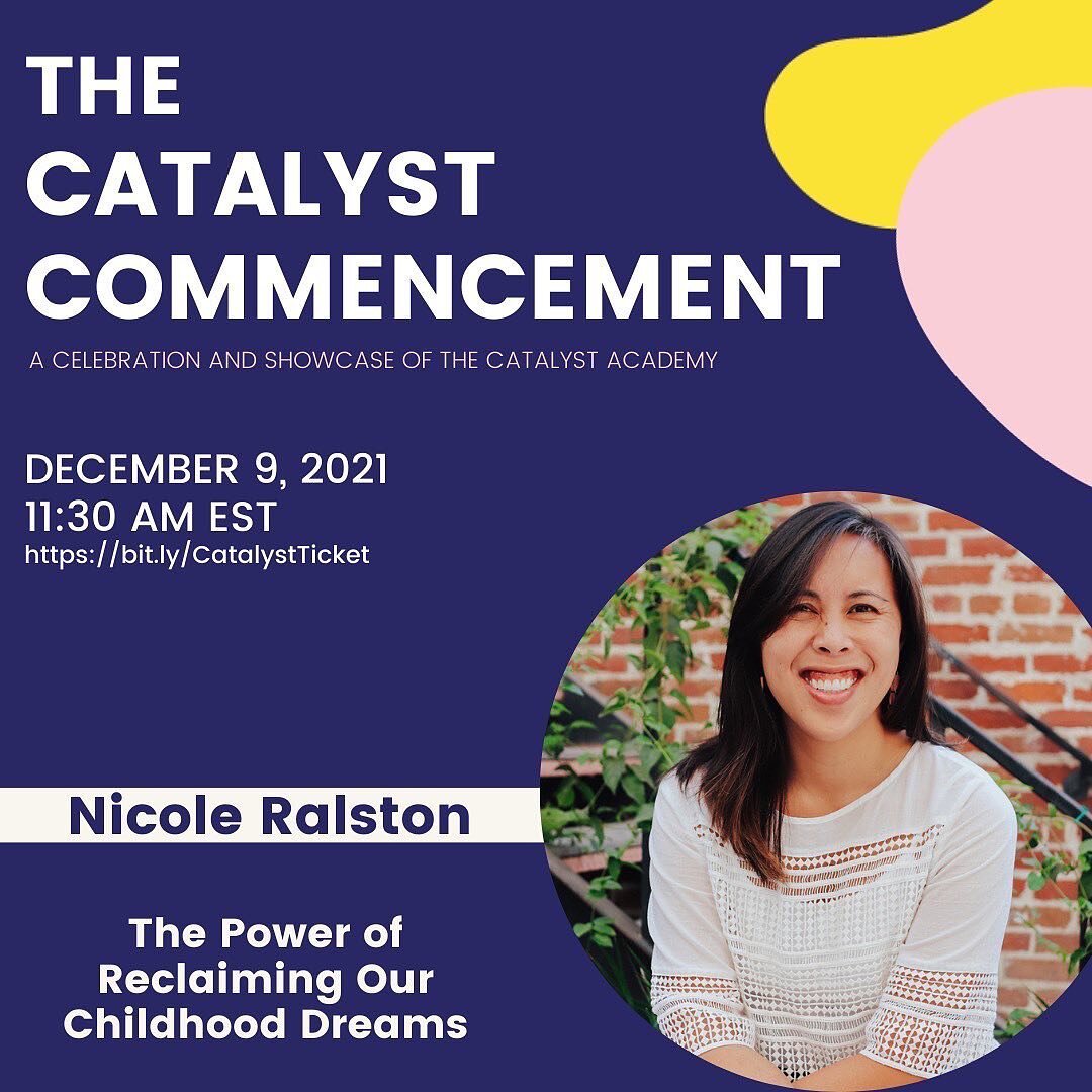 Today is The Catalyst Commencement!&nbsp;🎉 🎉🎉
&nbsp; 
Join us at 11:30am EST as the powerful women of The Catalyst Academy give their Catalyst Keynotes, you don't want to miss it❗️

Swipe through to see our Catalysts ➡️

Link in bio for free regis