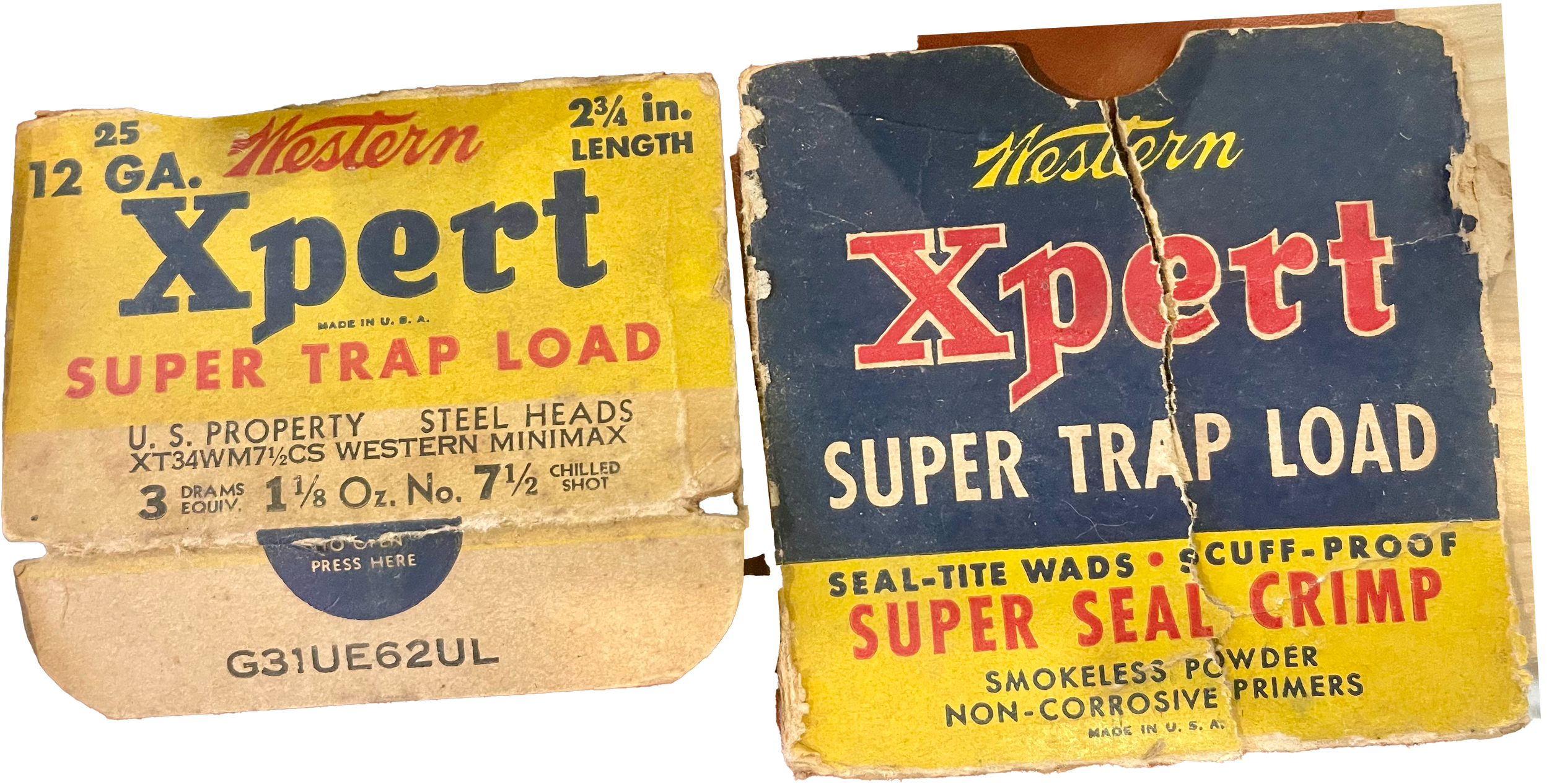 Shotgun Shell Packaging Analysis
Product: Western Cartridge Company — “Xpert” / “Super Trap Load” shotgun shell box
Deep red
Cream or warm ivory
Black
Yellow-gold accents
Colors communicate:
Rugged masculinity
Reliability