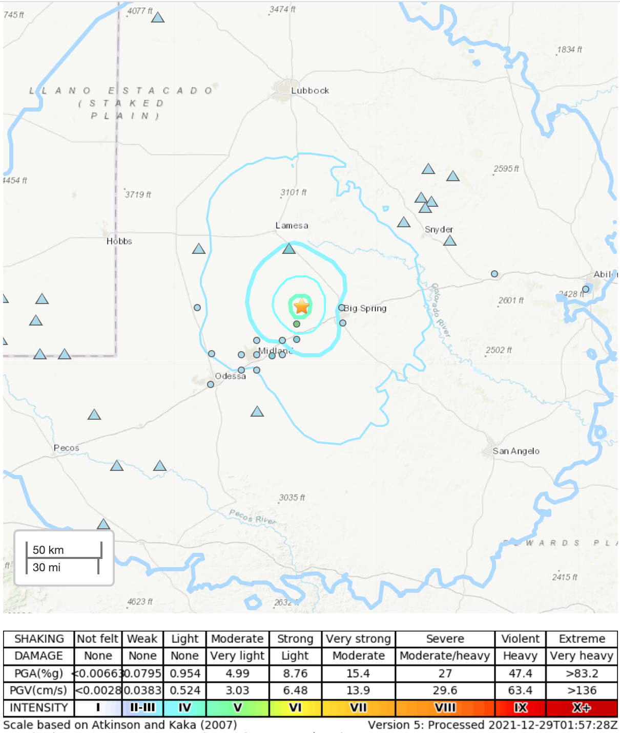 Magnitude 4.5 near Stanton Texas raises concerns of regulators