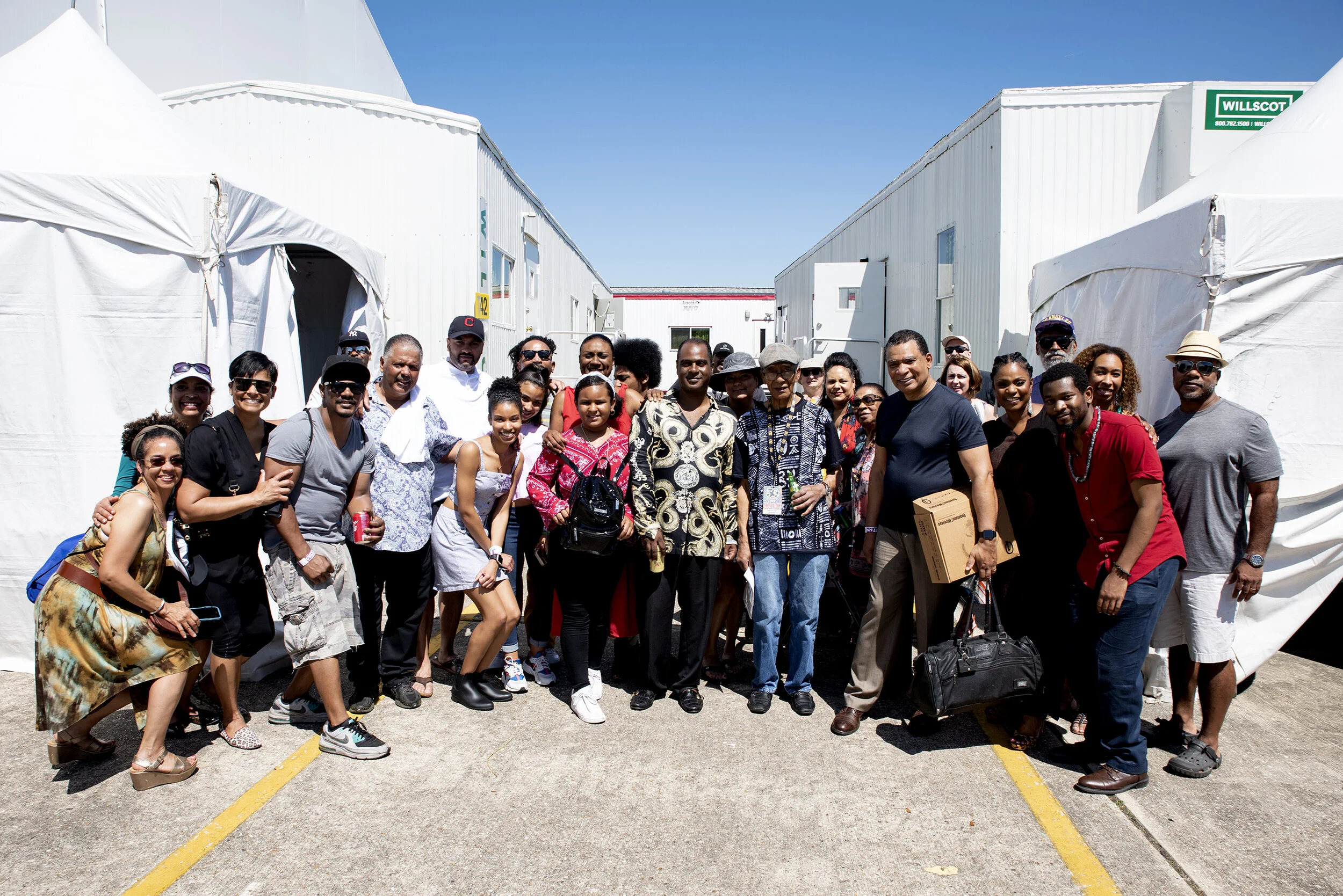 Family at New Orleans Jazz Fest