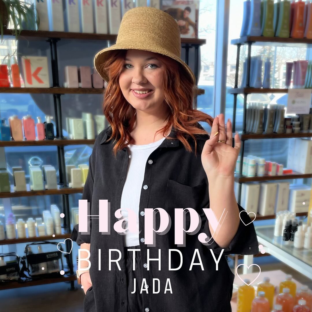 We are excited to be celebrating all 3 of these women this week!

Jada is our resident chalkboard artist and 2nd year apprentice at our Red Deer salon. She&rsquo;s full of joy and positivity - always the first to notice and compliment anything that&r