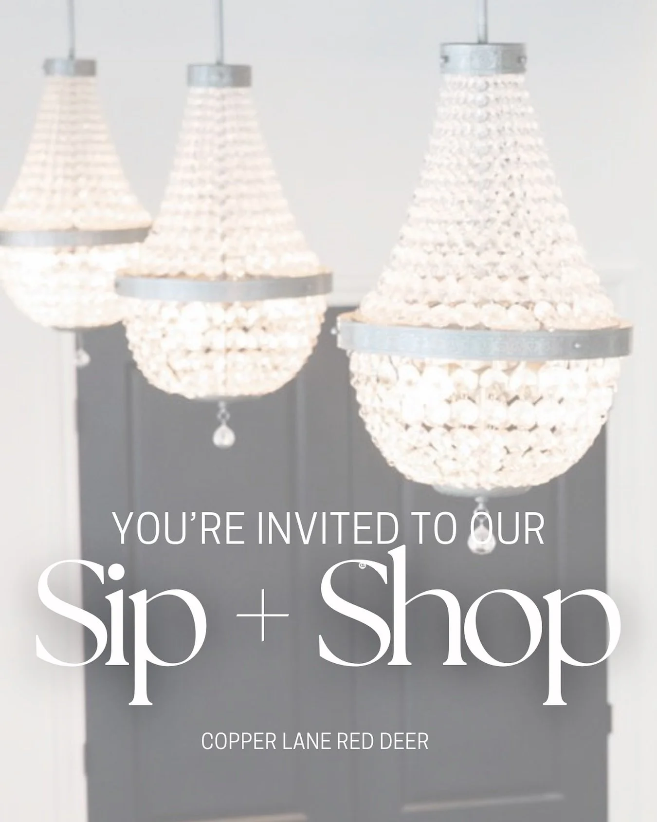 Sip + Shop Customer Appreciation night in Red Deer

Tuesday, November 25 &bull; 6:00-8:00pm
Copper Lane Hair Studio (RED DEER)

We love this night every year ~ it&rsquo;s our chance to spoil YOU. Our guests, our community, our people 💕

Join us for 
