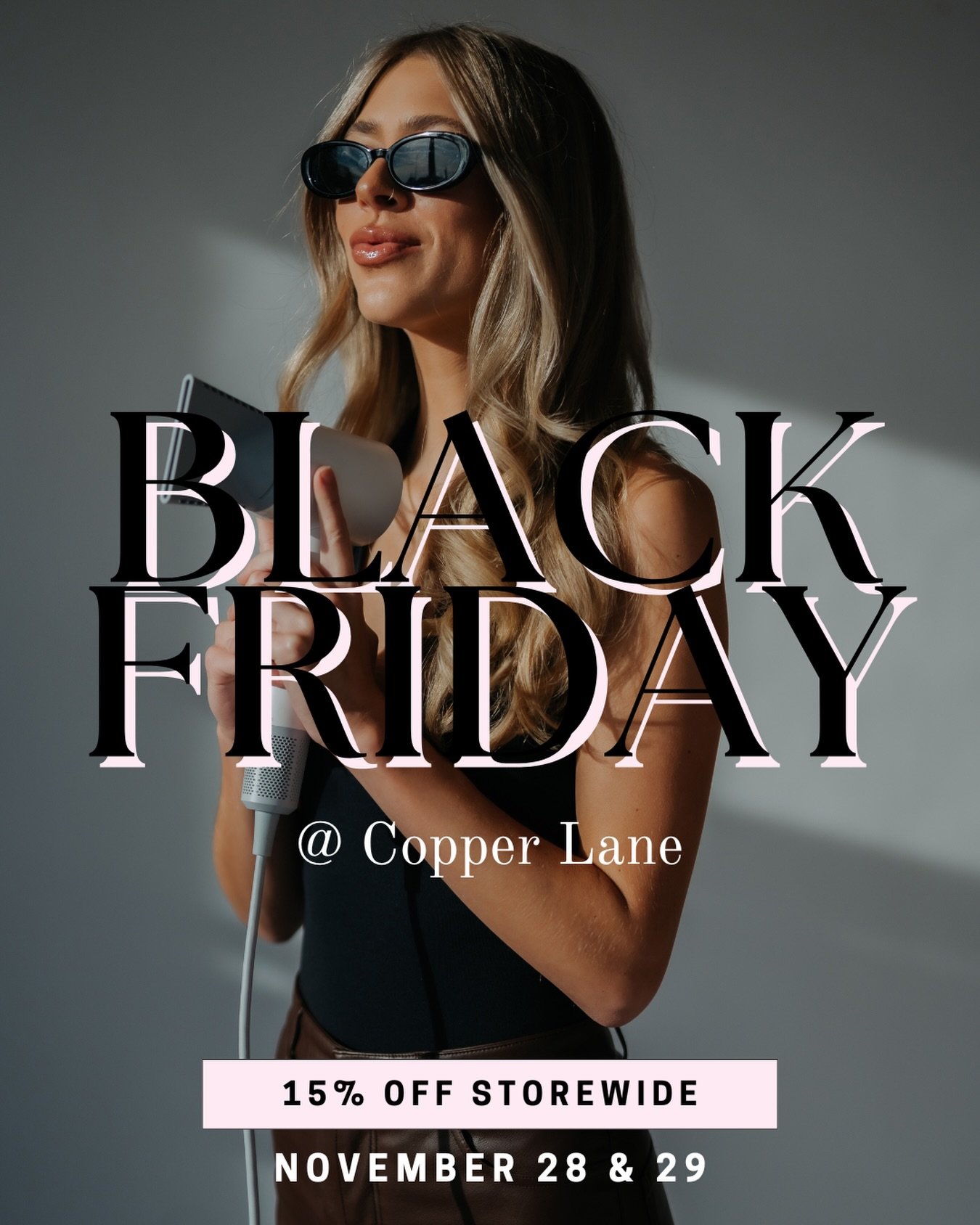 Missed one of our events this week? No prob - it&rsquo;s Black Friday weekend at both locations!

15% off storewide Friday &amp; Saturday.

Stock up, treat yourself, save big 🖤