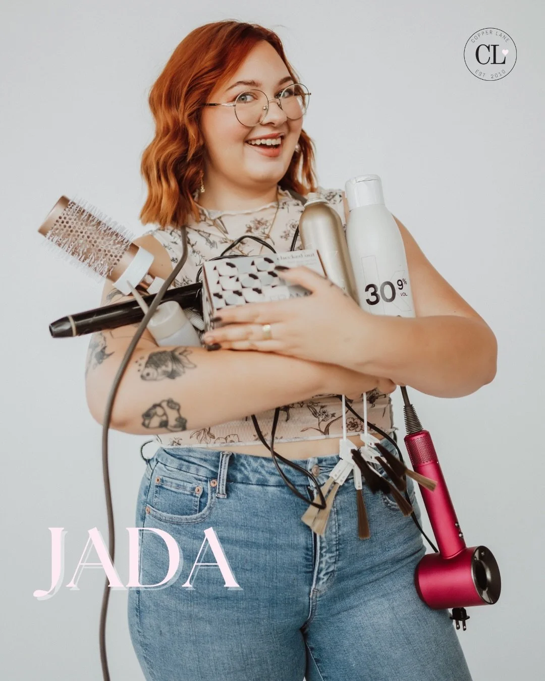 Meet Jada, Level 3 Hairstylist at our Red Deer salon. She loves all things fashion shades, blonde, lived-in colour, and has a serious talent for bridal and formal styling 👰🏻&zwj;♀️

Known for her easygoing energy and thoughtful approach, Jada creat
