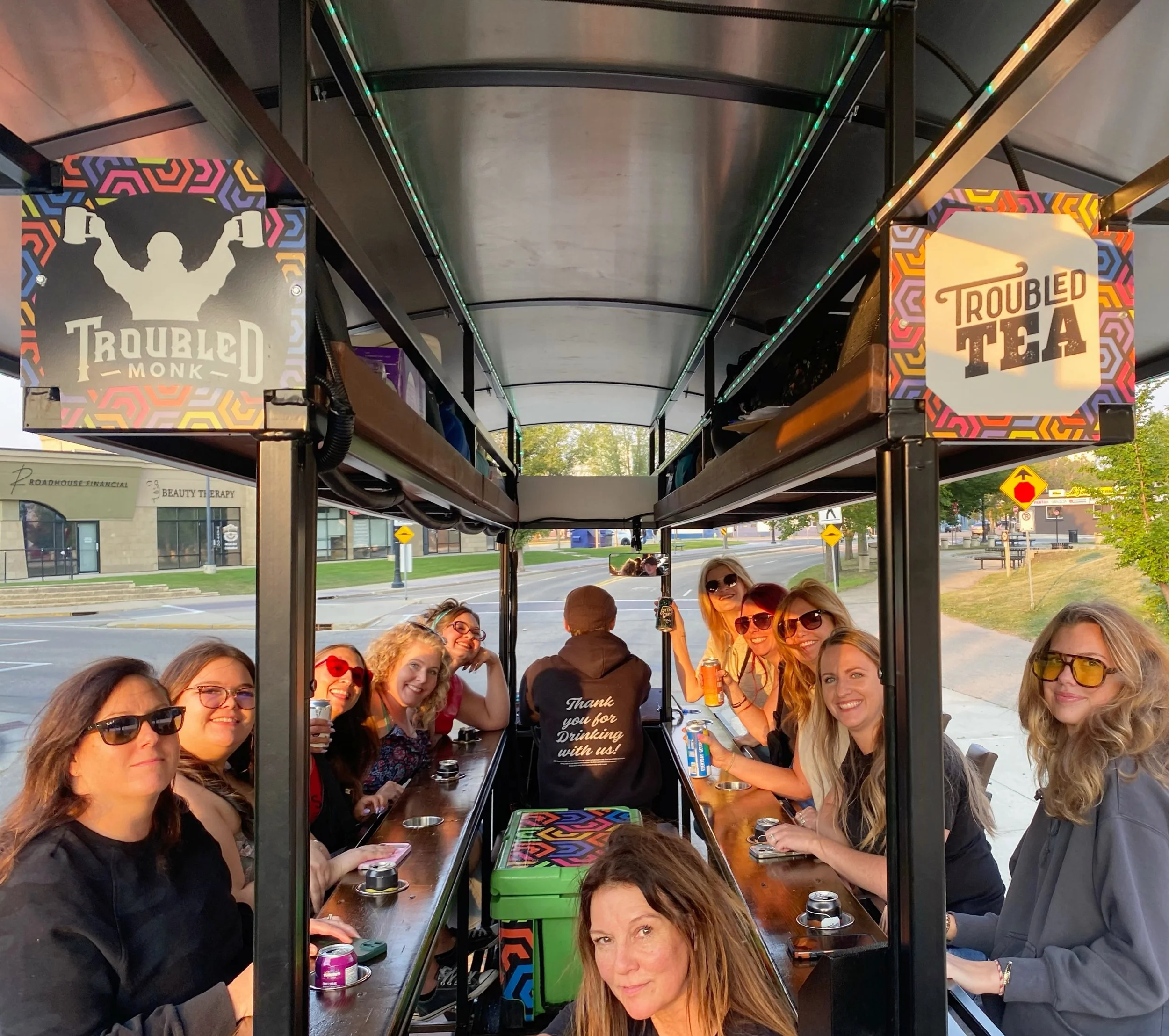 Big shoutout to Troubled Monk for taking us on the Troubled Trolley this weekend! It was so much fun 🍻

#troubledtrolley #reddeer #troubledtea #teambuilding