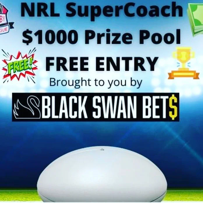 At BSB we are running a free entry #nrlsupercoach competition with over 1k in prizes! Make sure you head over the the Facebook group and then join the unlimited league.
You must be over 18 and member of the group to be eligible for prizes
https://w