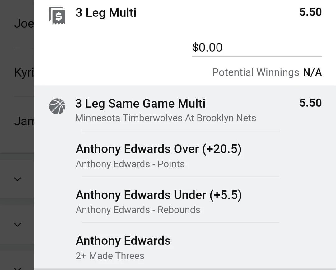 Edwards 1.5 units. Take odds over $4