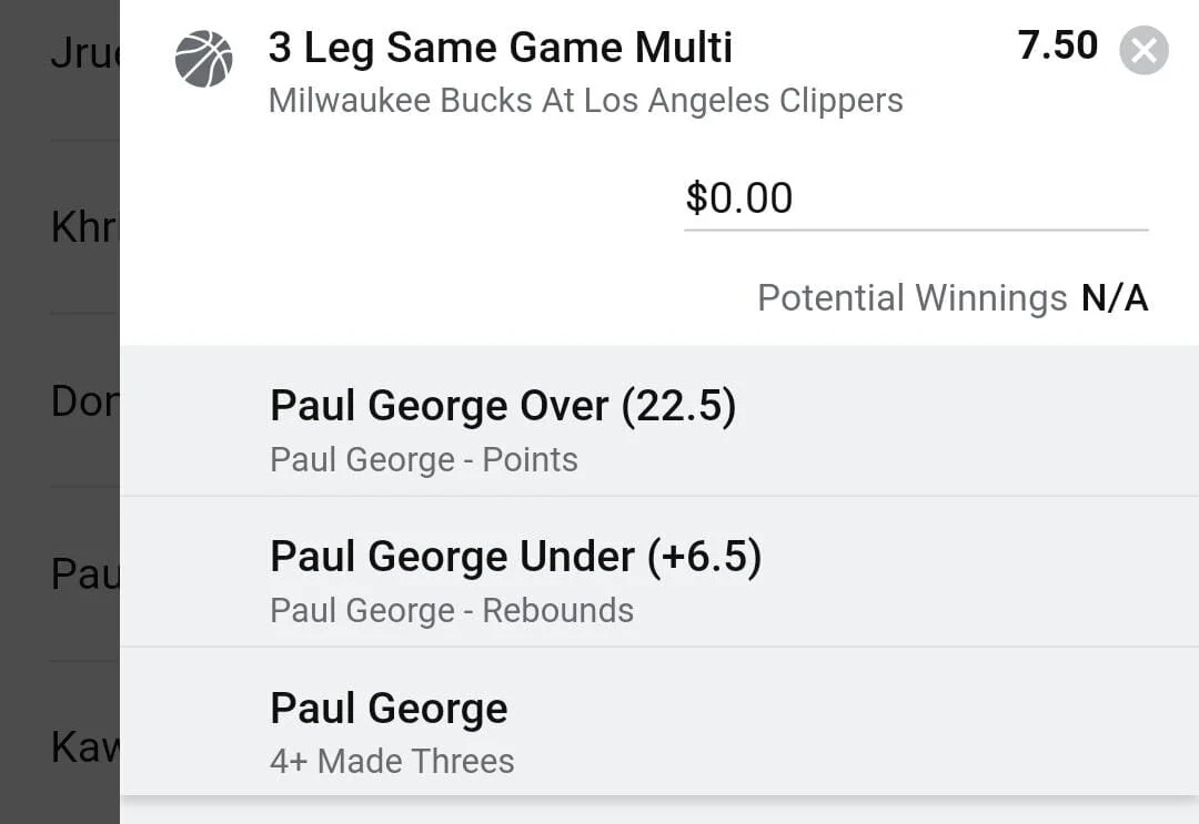 George 1 unit. Take odds over $6