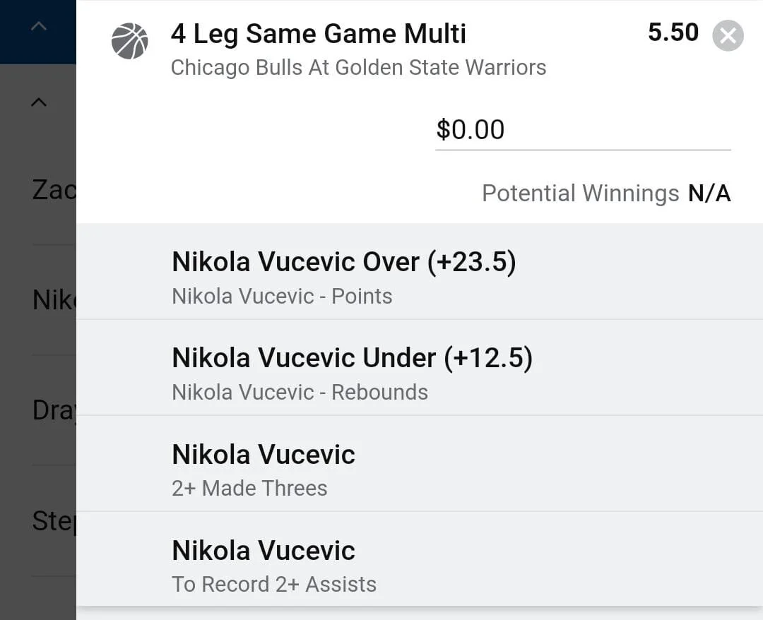 Vucevic 1.5 units. Take odds over $4