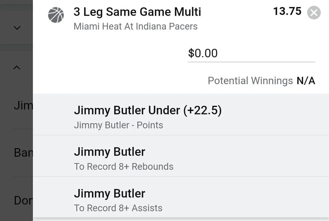 Jimmy 0.5 units. Take odds over $9