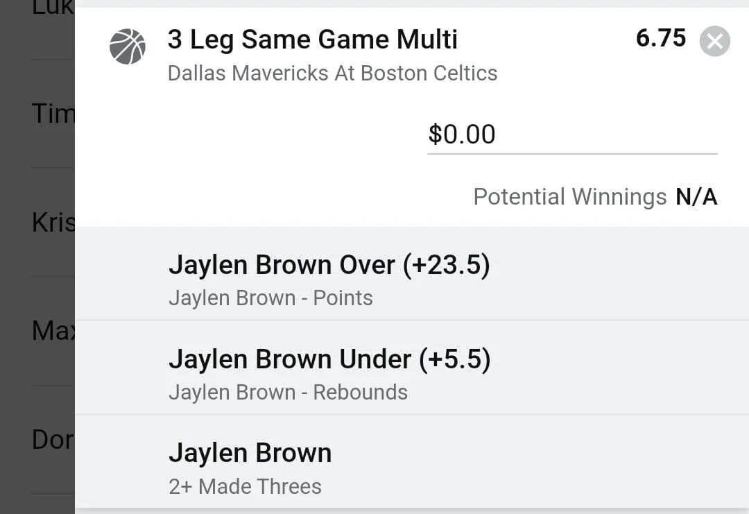 Brown 1.5 units. Take odds over $5