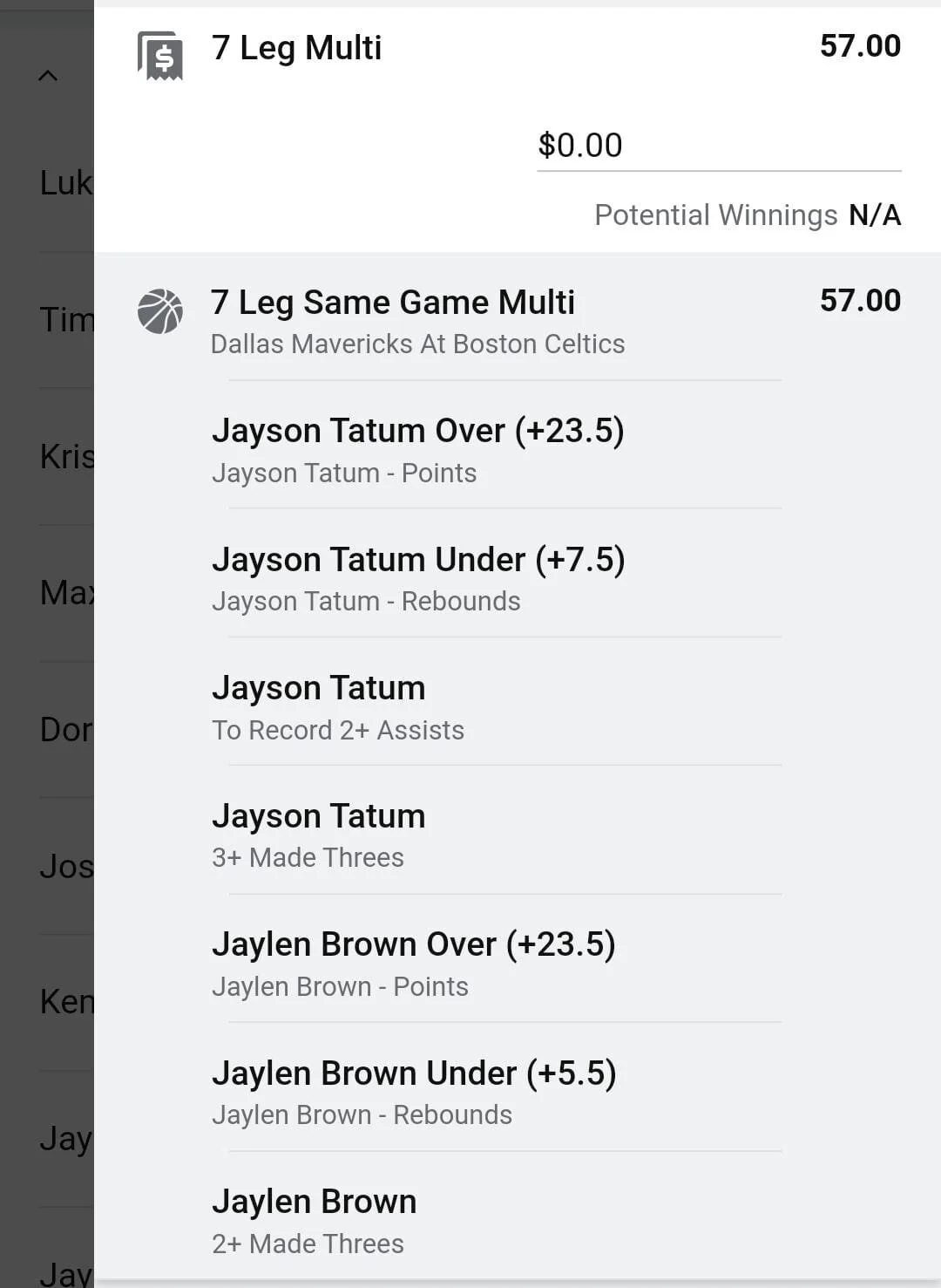 Combo 0.5 units. Take odds over $30