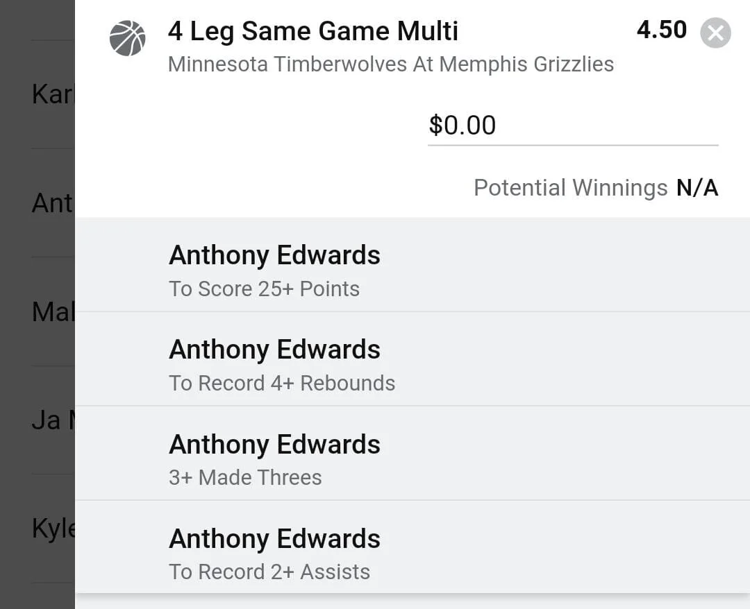 Edwards 1.5 units. Take odds over $3.5