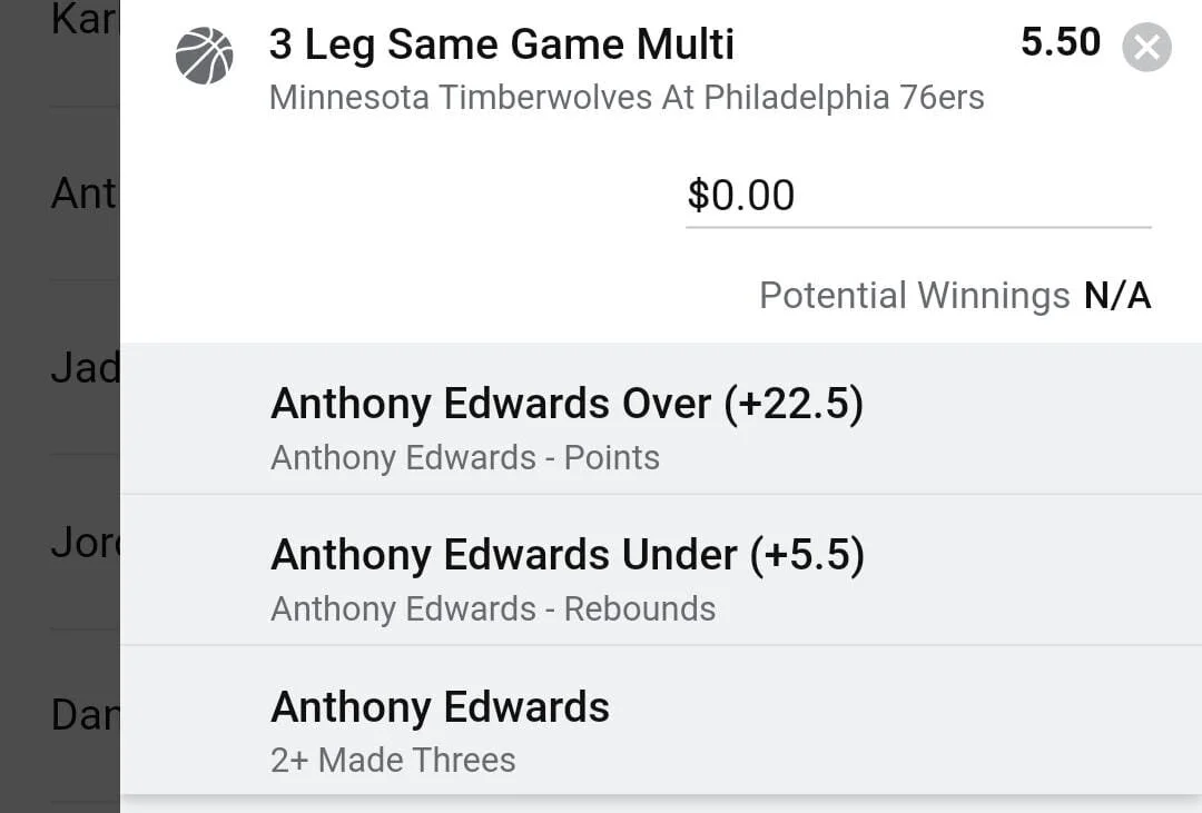 Edwards 1.5 units. Take odds over $4