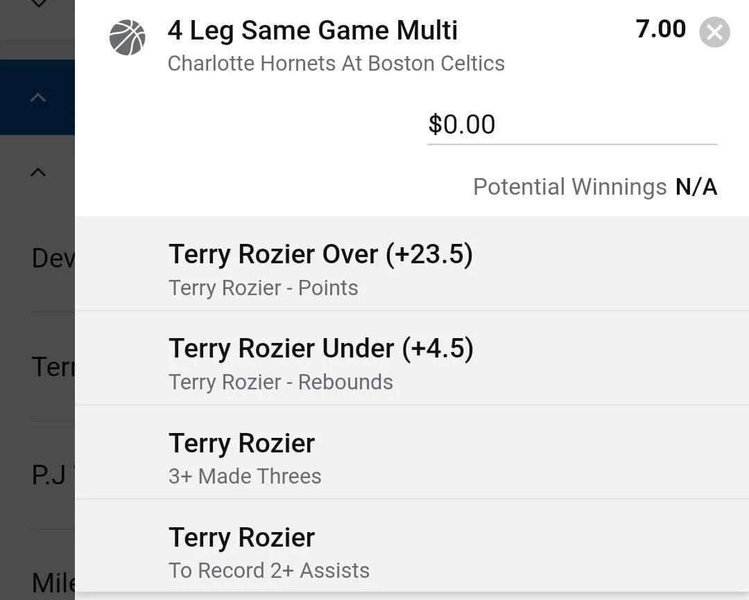 Terry 1.5 units. Take odds over $5
