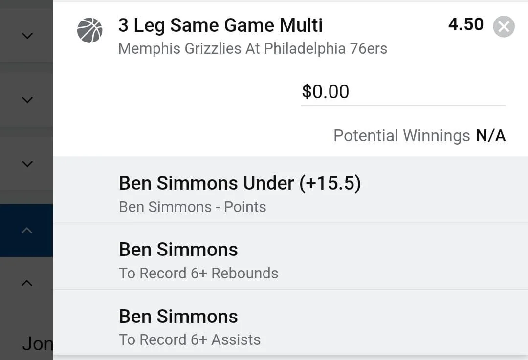 Simmons 2 units. Take odds over $3.5