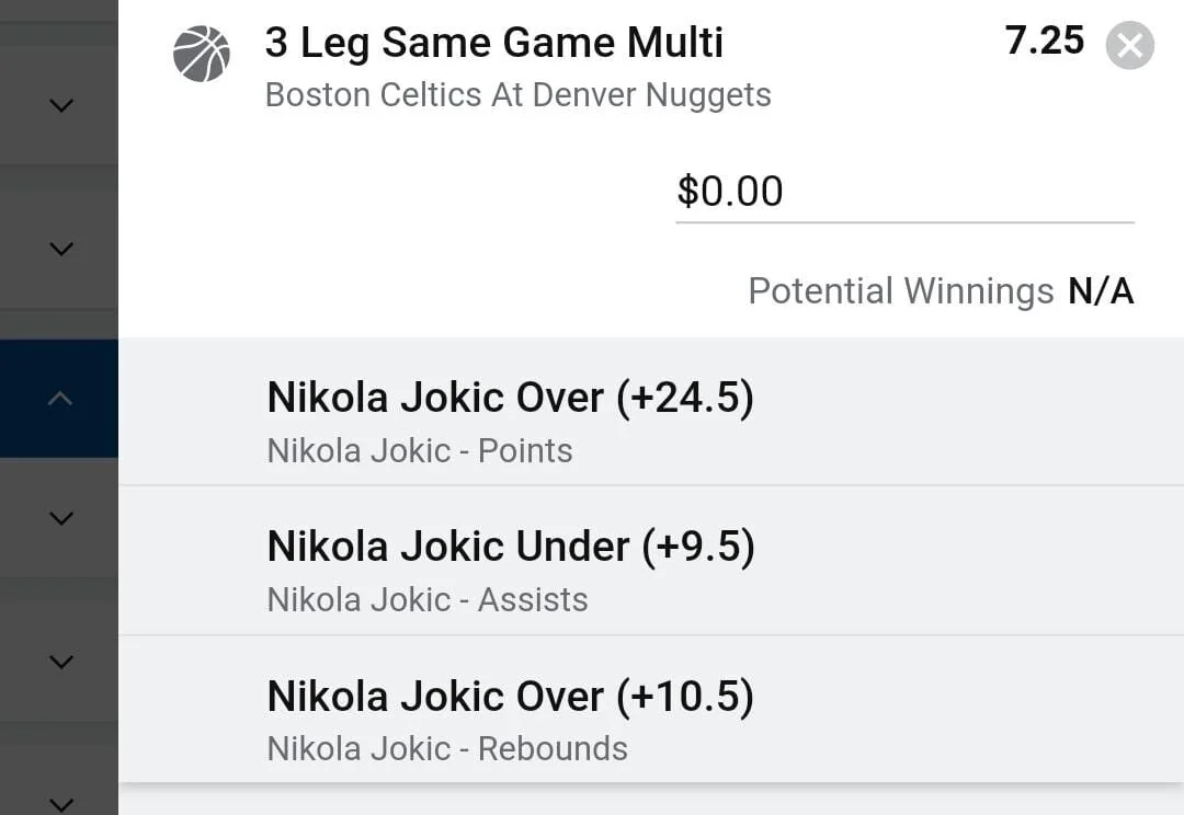 Jokic 1.5 units. Take odds over $5.5