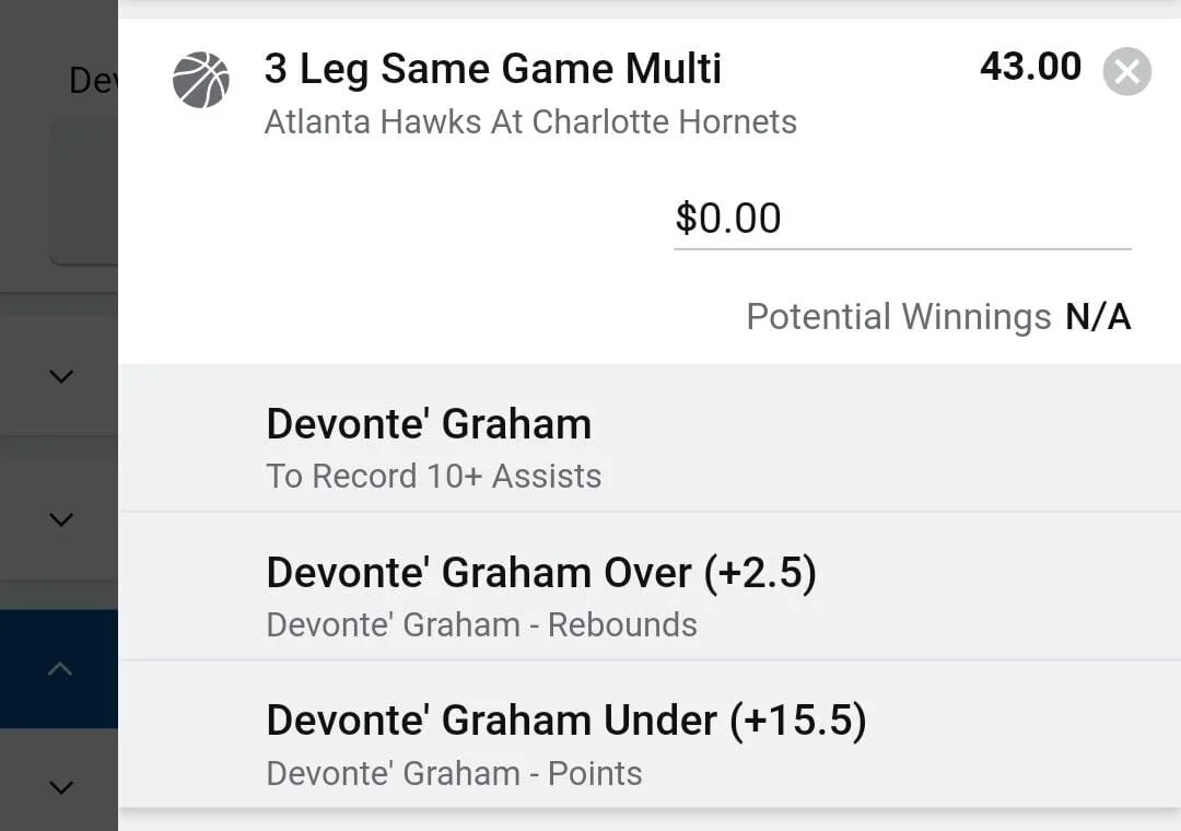 StatisticsDevonte' Graham has hit this line 3 games this season. And 8 games in the past two seasons.He averages 5.1apg this season. He averaged 7.5 assists per game last season.He averages 14ppg on the season. He averages 15.5ppg in his last four m…