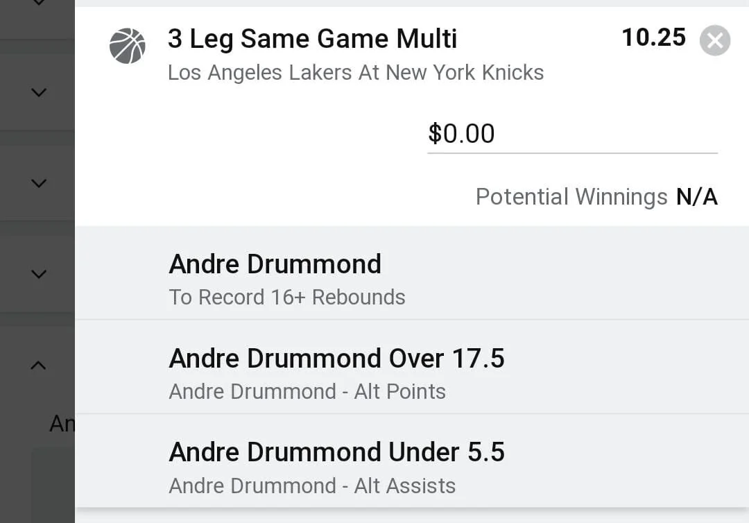 Andre 1.5 units. Take odds over $8