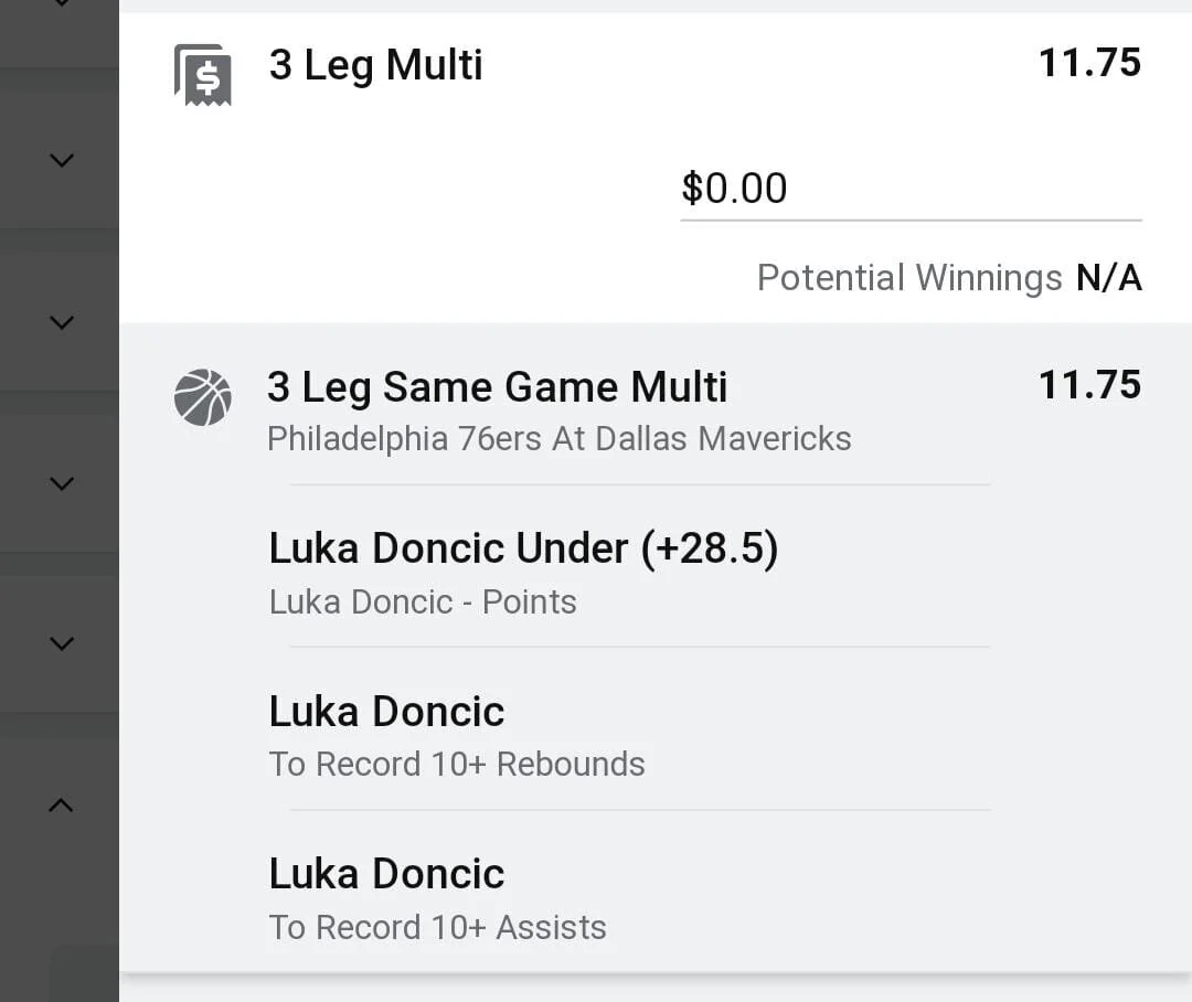 Luka 1 unit. Take odds over $9