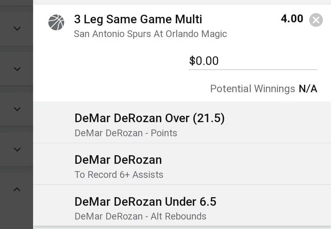 DeMar 2 units. Take odds over $3