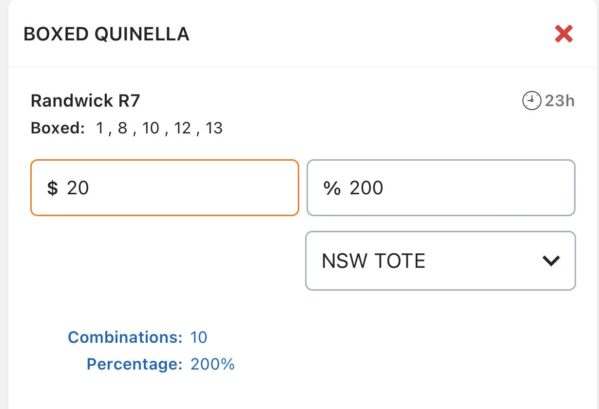 The Chosen One is on its very, very last chance with me here, but a placing would suffice in this instance, and it does have the class where a win wouldn’t surprise, and that would also be great for us! Spirit Ridge was brave last start but did tire…