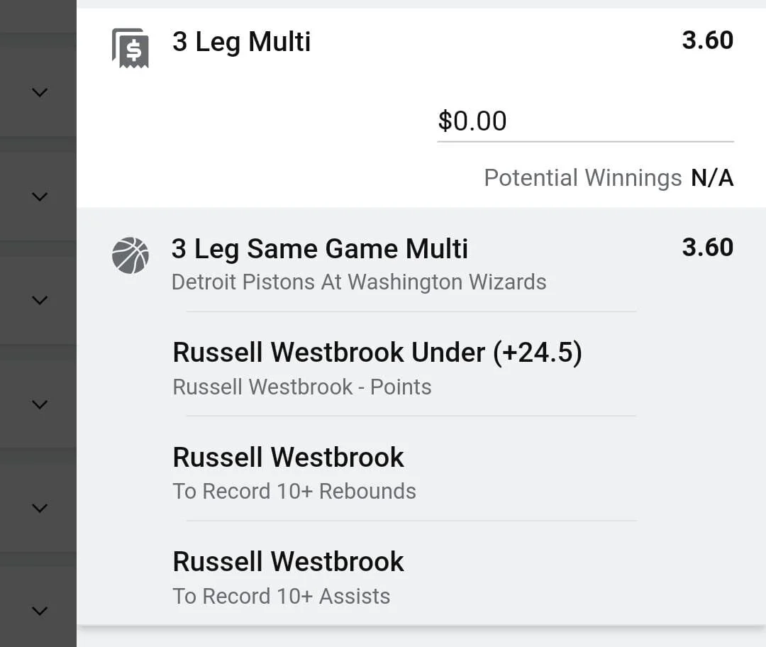 Russ, Stake 2 units. Accept odds over $3.00