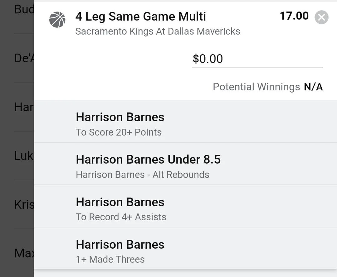 Barnes. Stake 1 unit. Accept odds over $10.00+