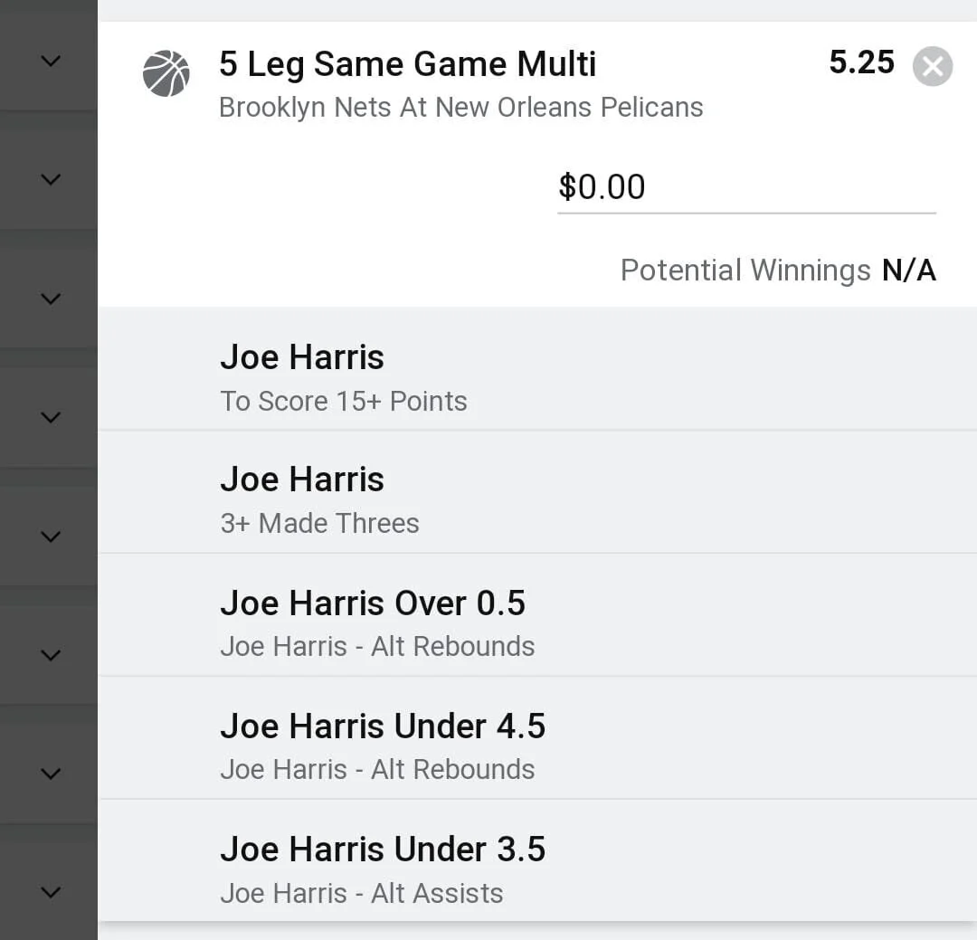 Joe, Stake 1.5 units. Accept odds over $4.00+