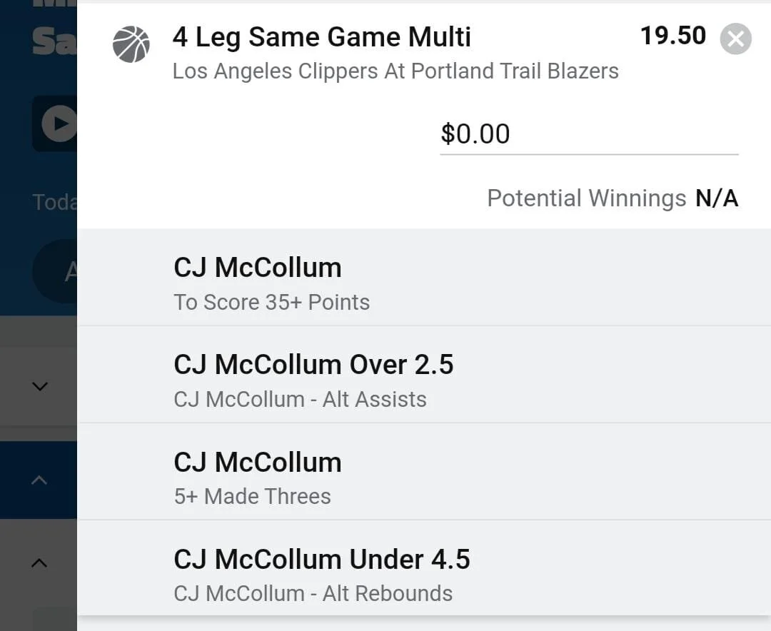 BEST BET. CJ has hit this line 3 times this season. Now, what makes this a "best bet" in my eyes. There are a couple of factors. 1. Damian Lillard is out. No Dame Time means. CJ time. CJ averages 28.1 in 32 career games without Dame. Well above his …