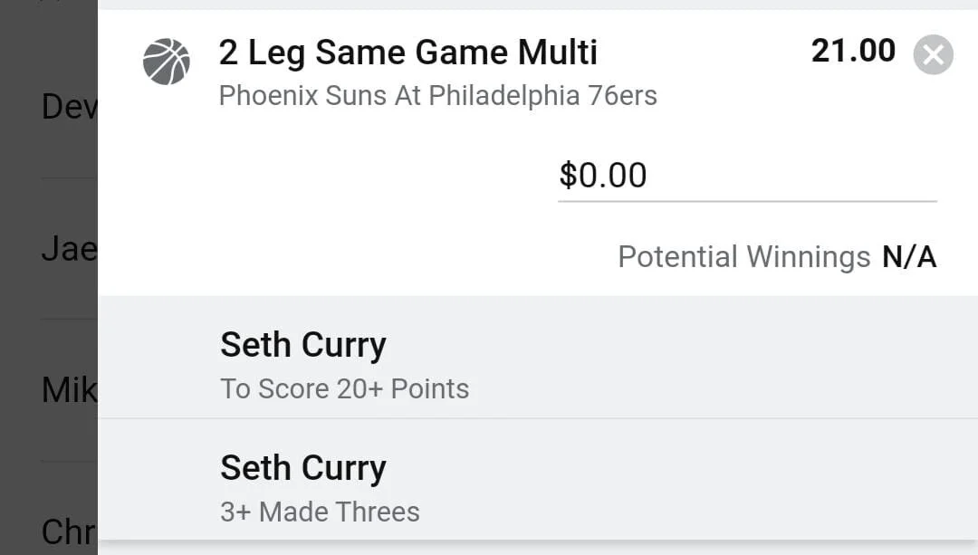 Seth, Stake 1 unit. Accept odds over $15.00+