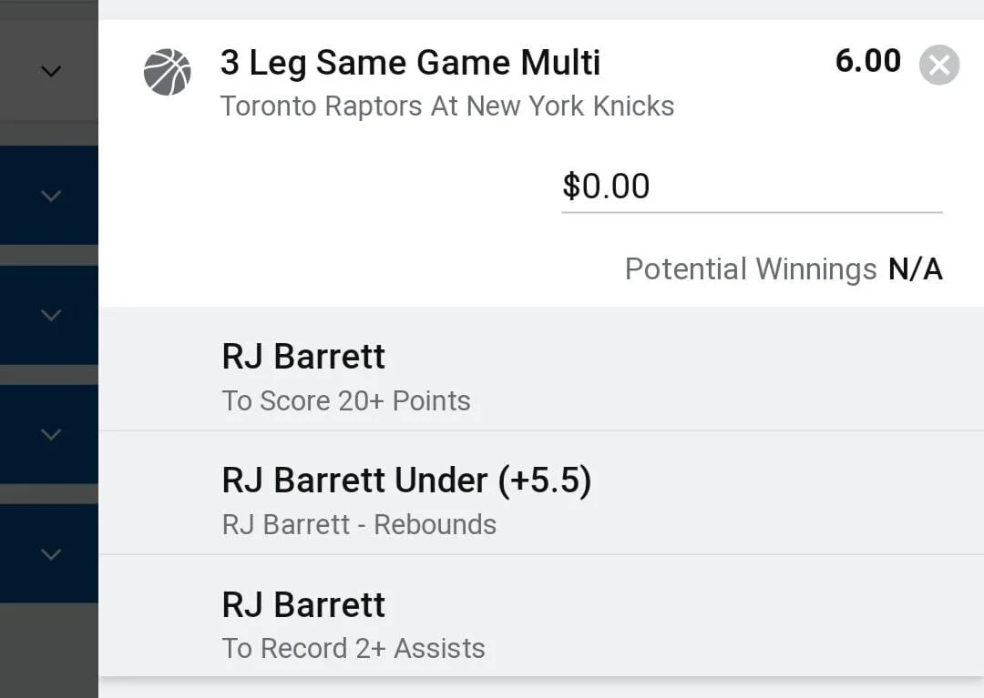 RJ 1.5 Units. Take odds over $5