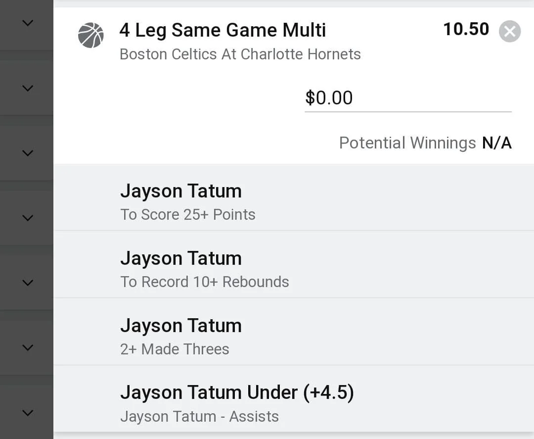 A little outside our regular Jayson Tatum play he's hit this line 4 times. 4 times in April. He's hit the 10 rebound mark in 7 of his past 12 games a massive uptick. He's gone 4 assists or less 7 of 12 games in April and 33 of 54 games on the season…