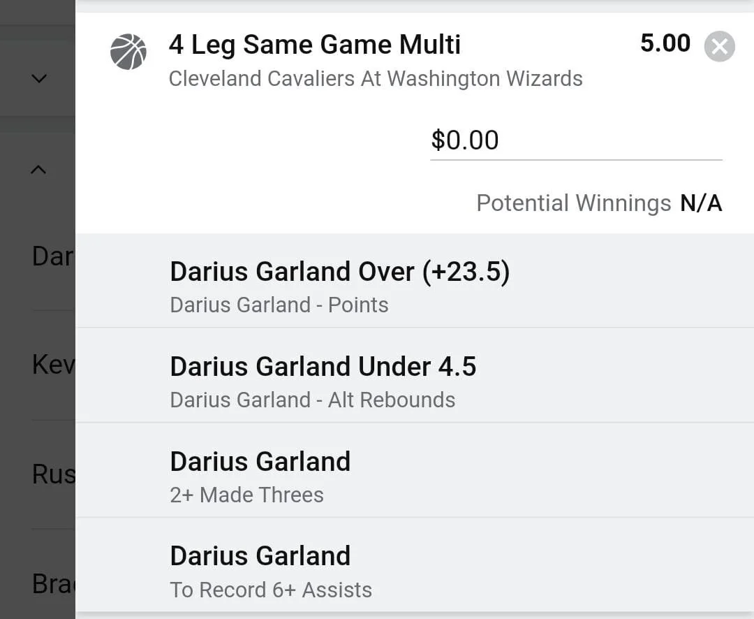 Garland 1.5 units. Take odds over $4