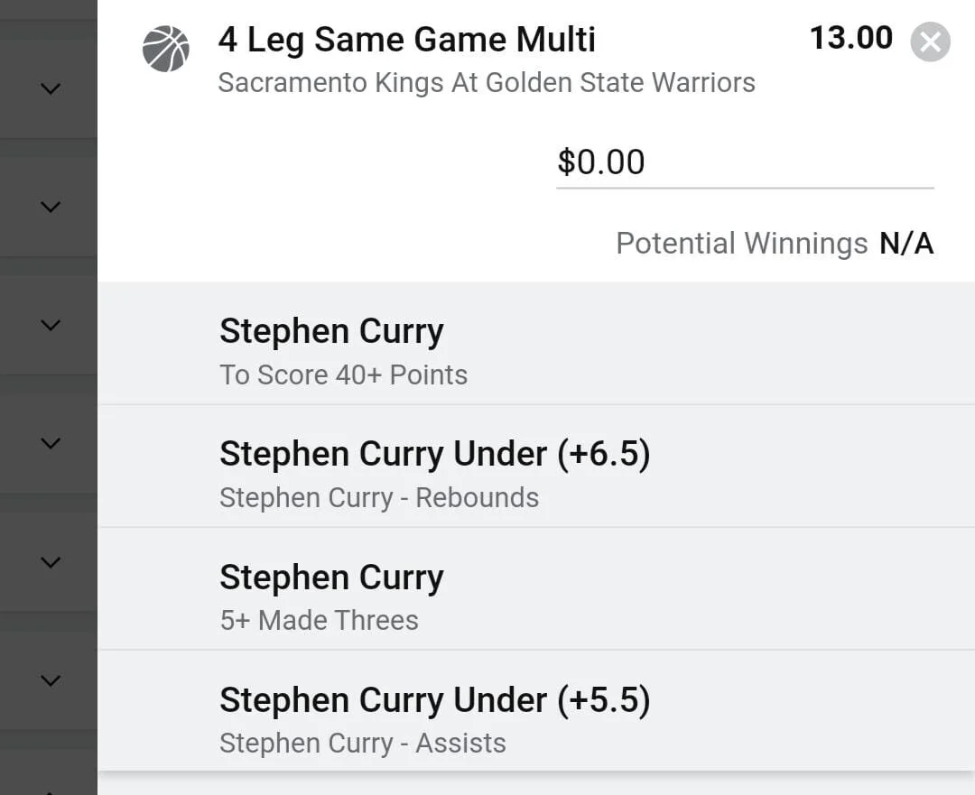 Stephen Curry 1 unit. Take odds over $10.