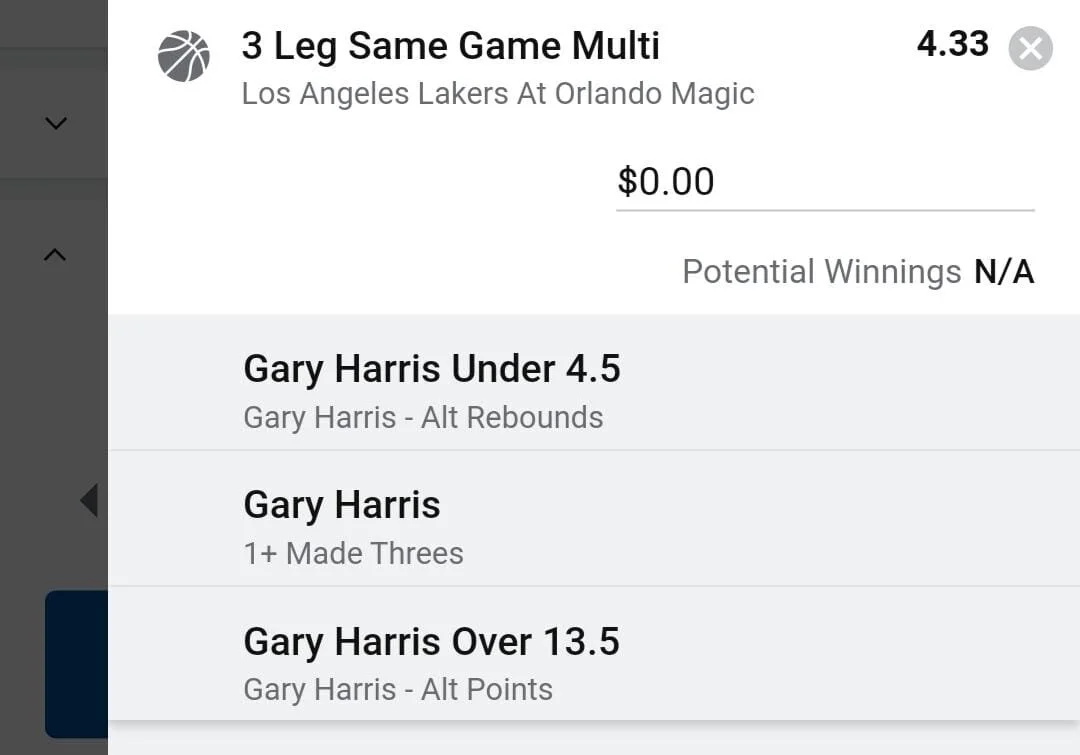 Gary 2 units. Take odds over $3.5.