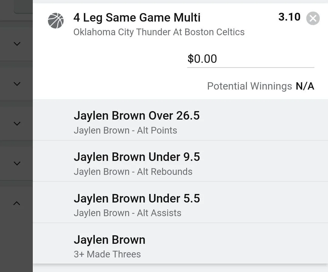 Brown 2 units. Take odds over $2.5