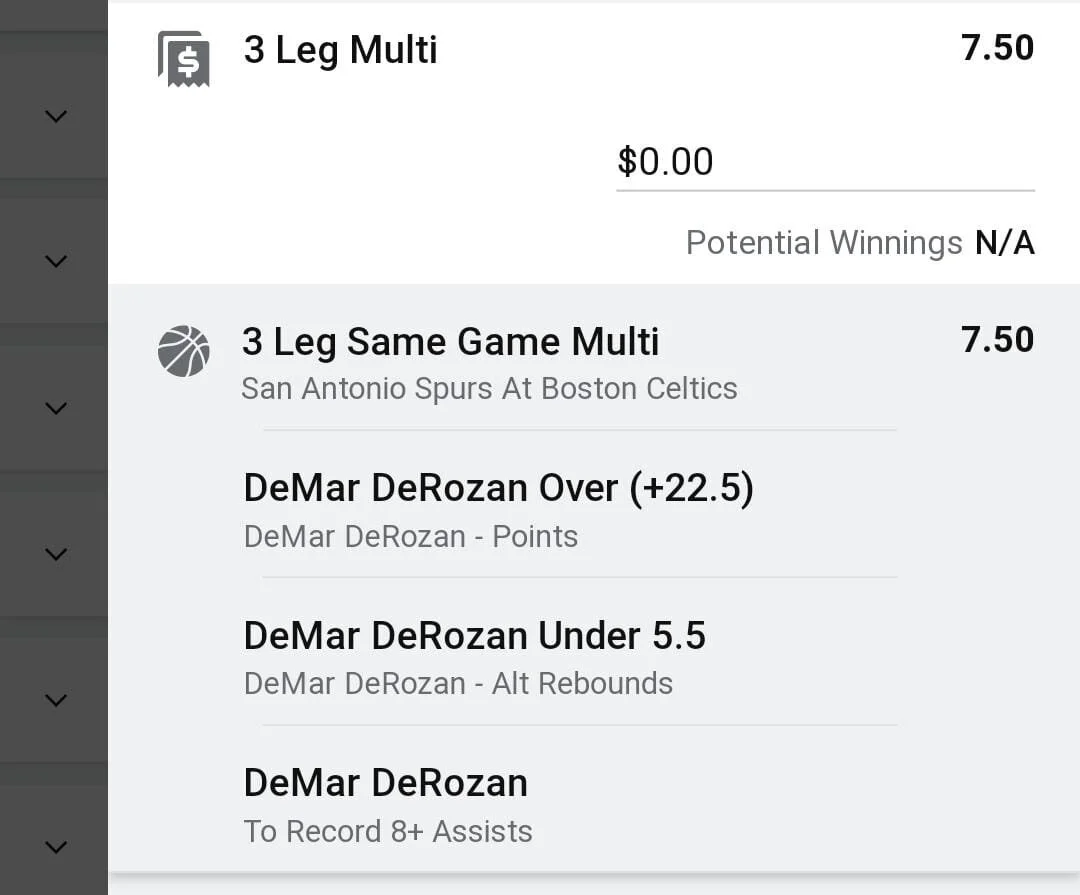 DeMar 1.5 units. Take odds over $6