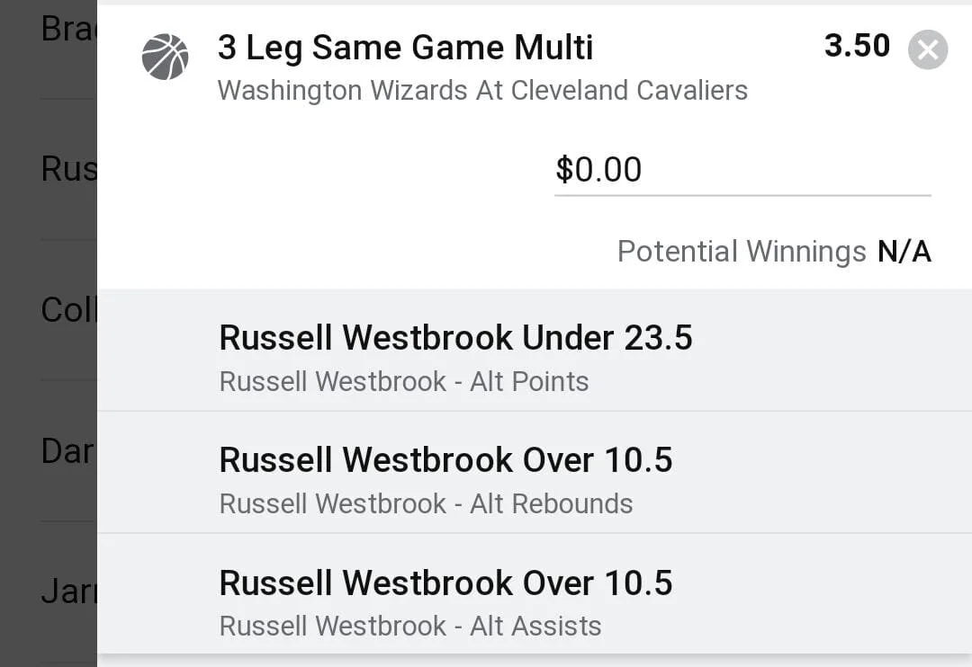 BEST BET. Russell Westbrook has hit this line in 9 games in April. He averages 21.7ppg 11.2rpg 11apg on the season. The Wizards are playing to make the play-offs and Bradley Beal has a shot at the NBA scoring title.  He has a great chance to hit thi…