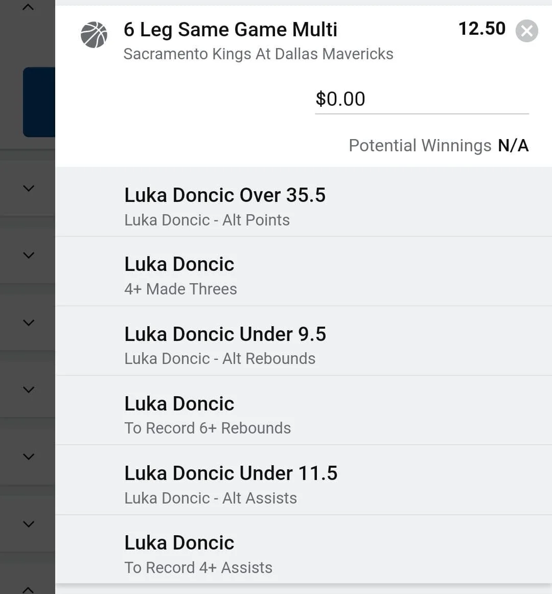 Luka 1.5 units. Take odds over $9
