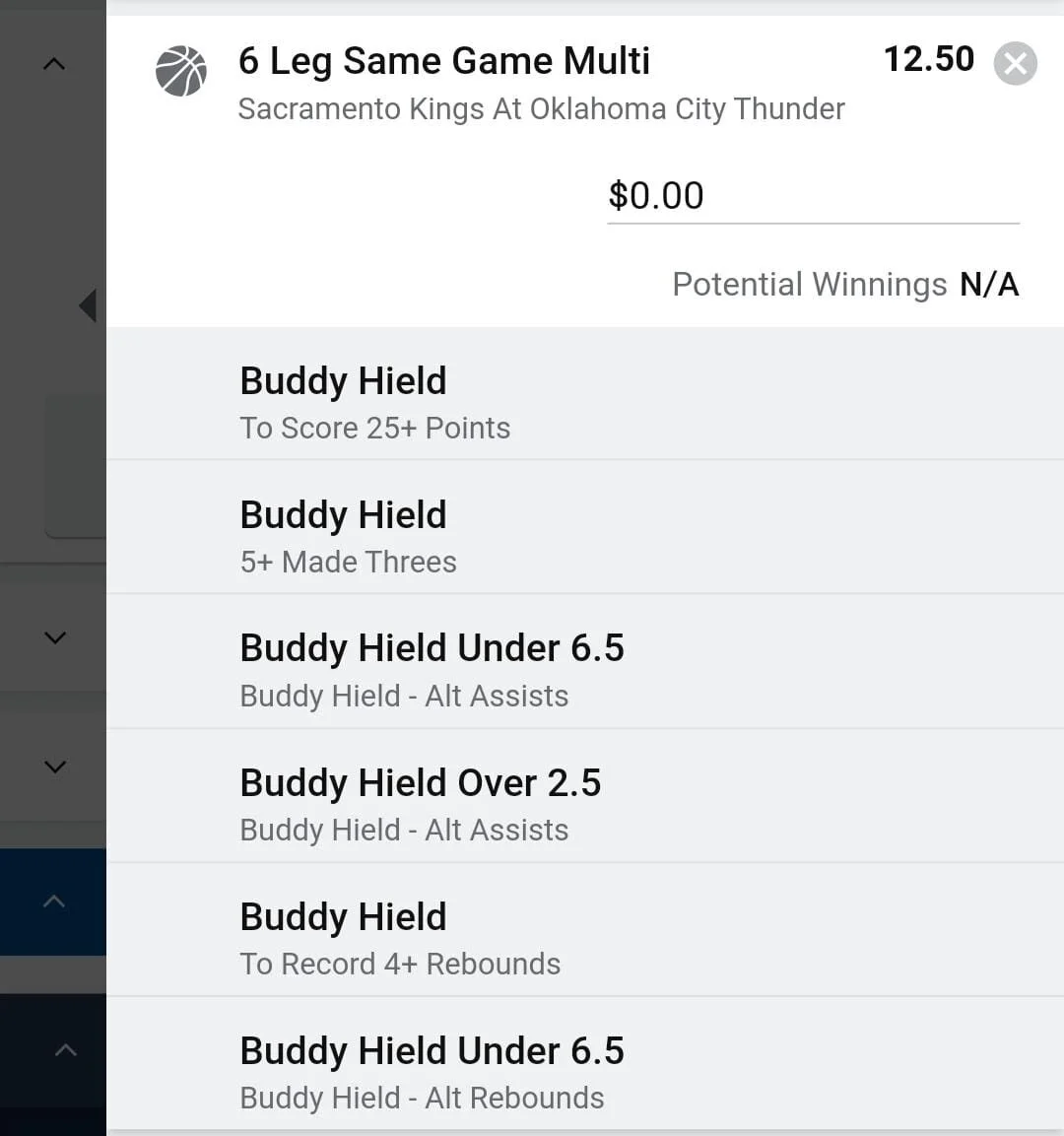 Buddy 1 unit. Take odds over $8