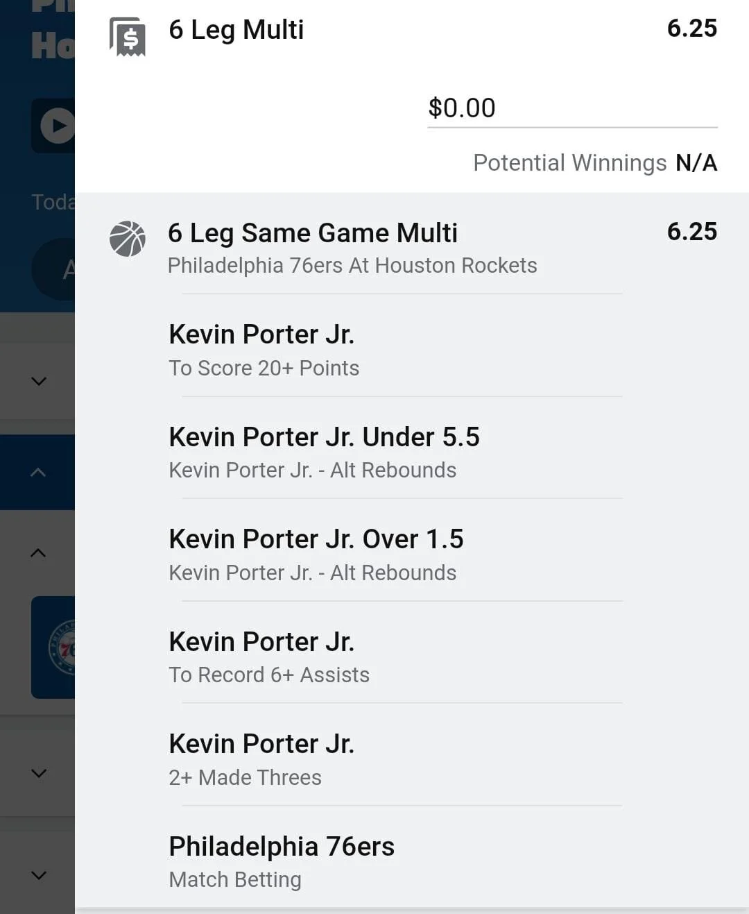 Porter Jr 1.5 units. Take odds over $4
