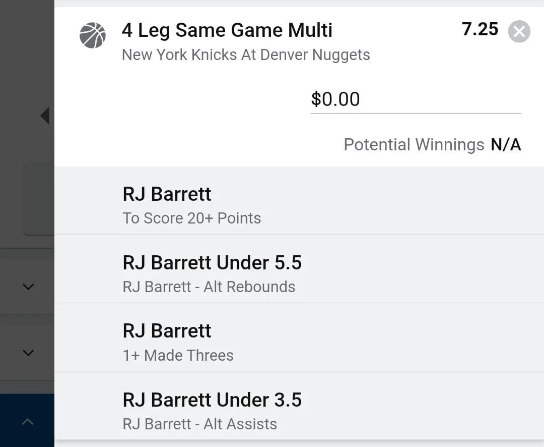Barrett 1.5 units. Take odds over $6