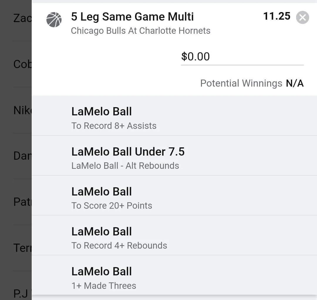 LaMelo 1.5 units. Take odds over $9