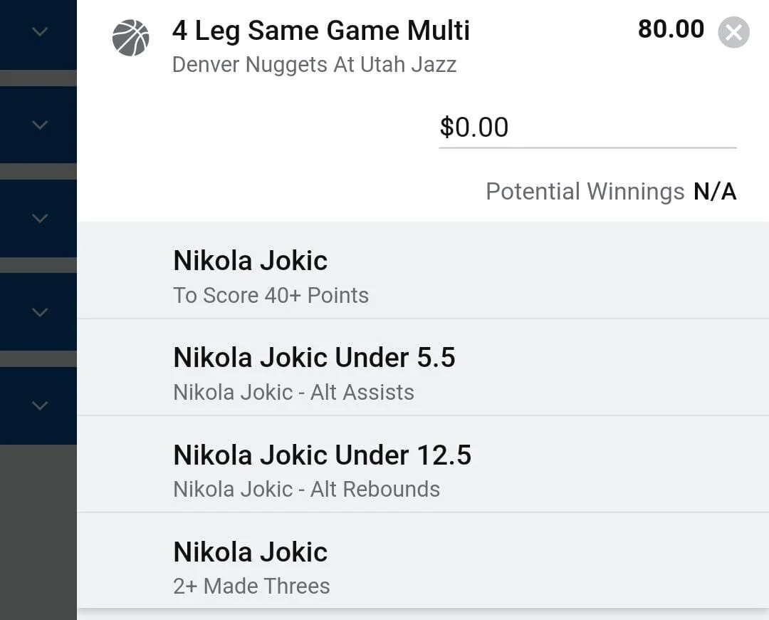 Jokic has hit this line 3 times this season. 6 times in his career. Now Jokic is an awesome passer one of the best I've ever seen (personal opinion) and the numbers support averaging 26.4 points and 8.4 assists per game on the season. He leads the lā¦