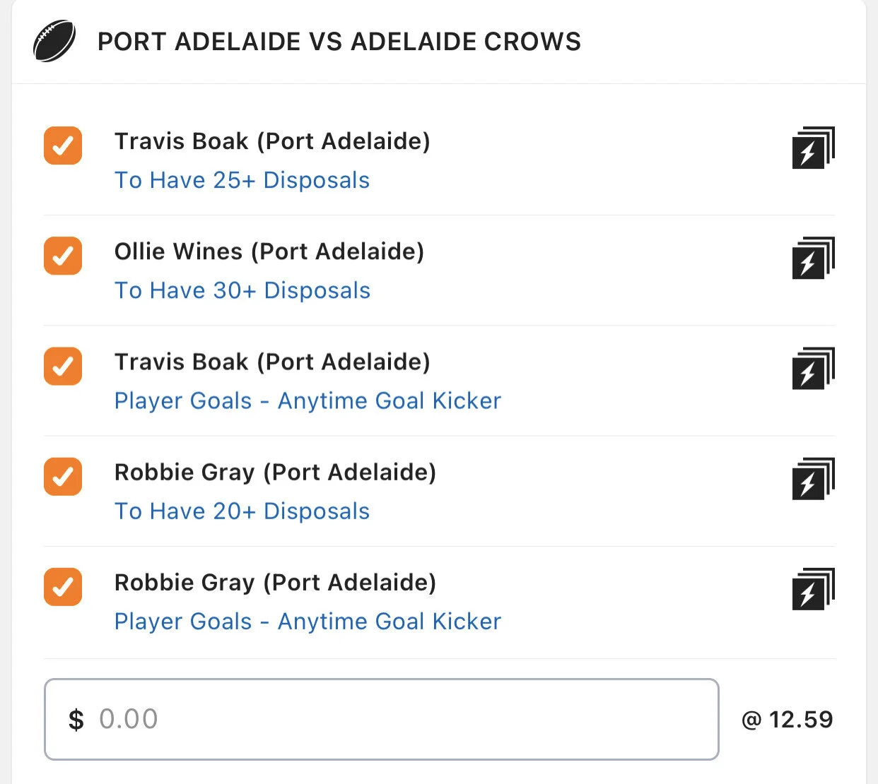 Port SGM - Stake 1 Unit, Minimum Odds 9.5, Lads/Neds.