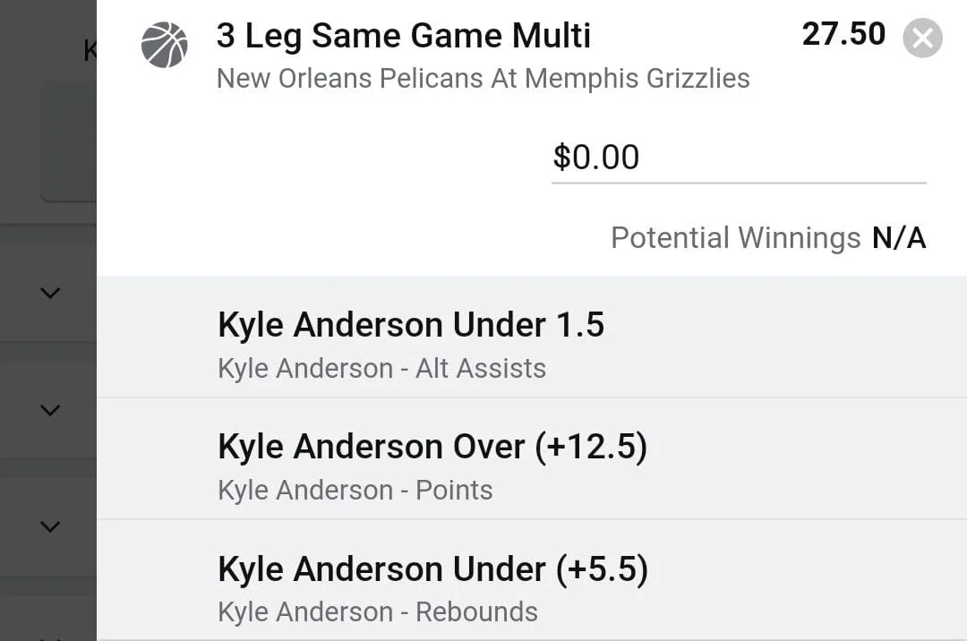 Anderson 1 unit. Take odds over $15